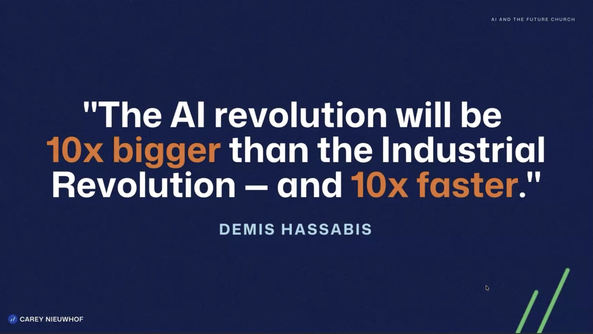 A.I. and the Future Church